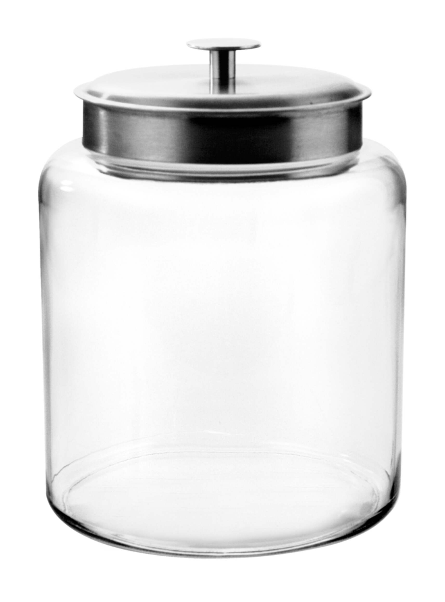Anchor Hocking Montanna Storage Glass Jars with Lids, 7.57 L Front_Elevated