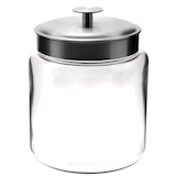 Anchor Hocking Montanna Glass Storage Jar with Lid, 2.83 L Front_Elevated