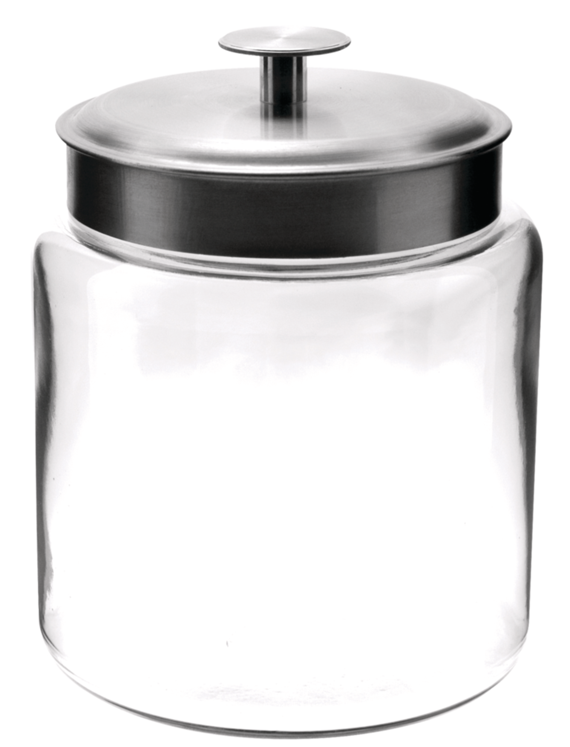 Anchor Hocking Montanna Glass Storage Jar with Lid, 2.83 L Front_Elevated