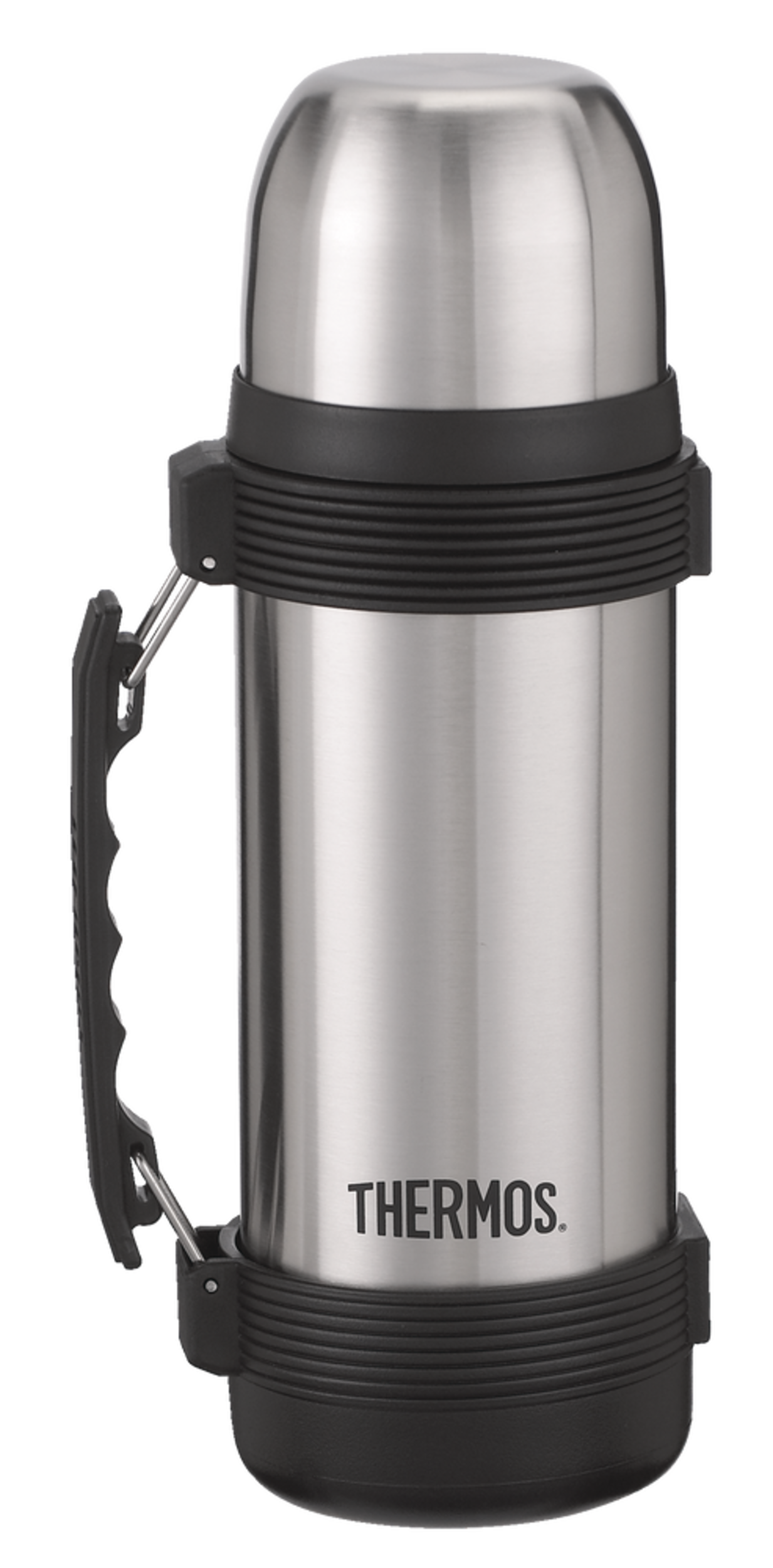 Thermos® Vacuum Stainless Steel Bottle with Leakproof Lid, 1-L Side_Right