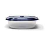 Snaptops Rectangle Plastic Food Storage Container Set, 710-mL, 6-pc Front_Elevated