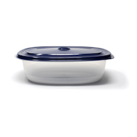 Contenants pour aliments en plastique Snaptops, rectangulaire, 710 mL, paq. 6 Front_Elevated