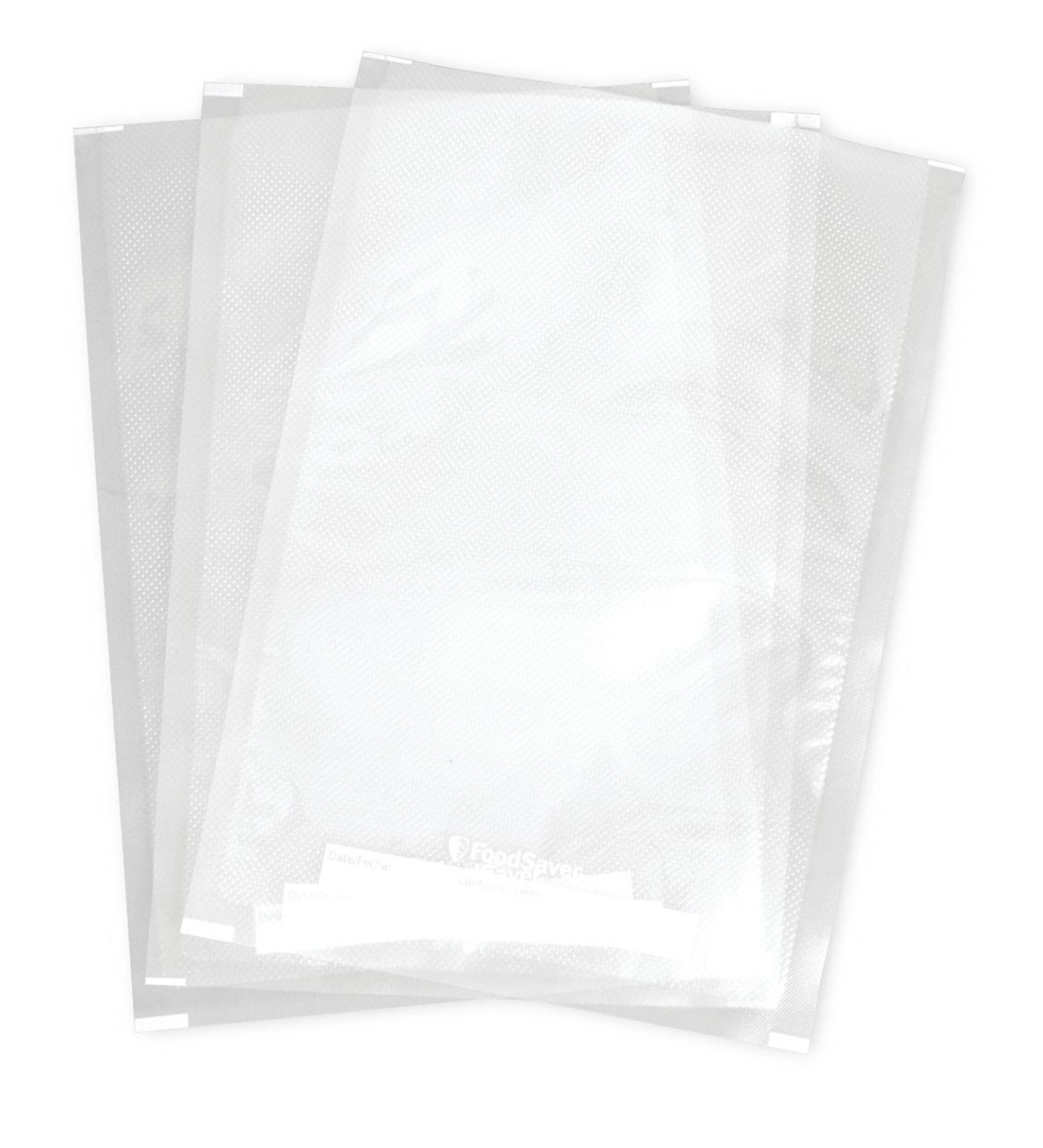 FoodSaver Vacuum Seal Bags, 8-in x 11-in Front_Flat