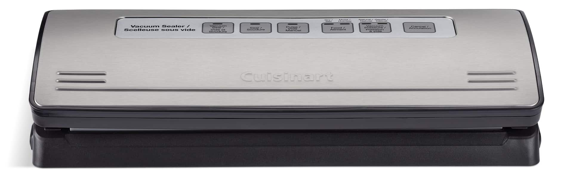 Cuisinart One Touch Vacuum Sealer Stainless Steel Black Canadian Tire