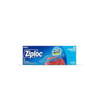 Ziploc Large Freezer Bags Value Pack, 3.7-L, 28-pk Front_Flat