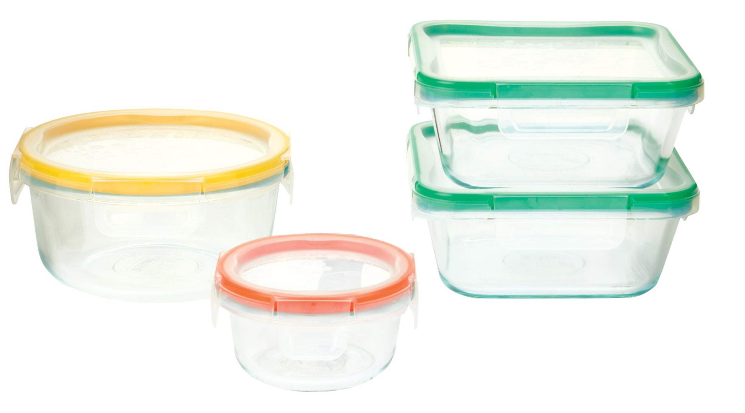Snapware Pyrex Glass Set, 8-pc Front_Elevated