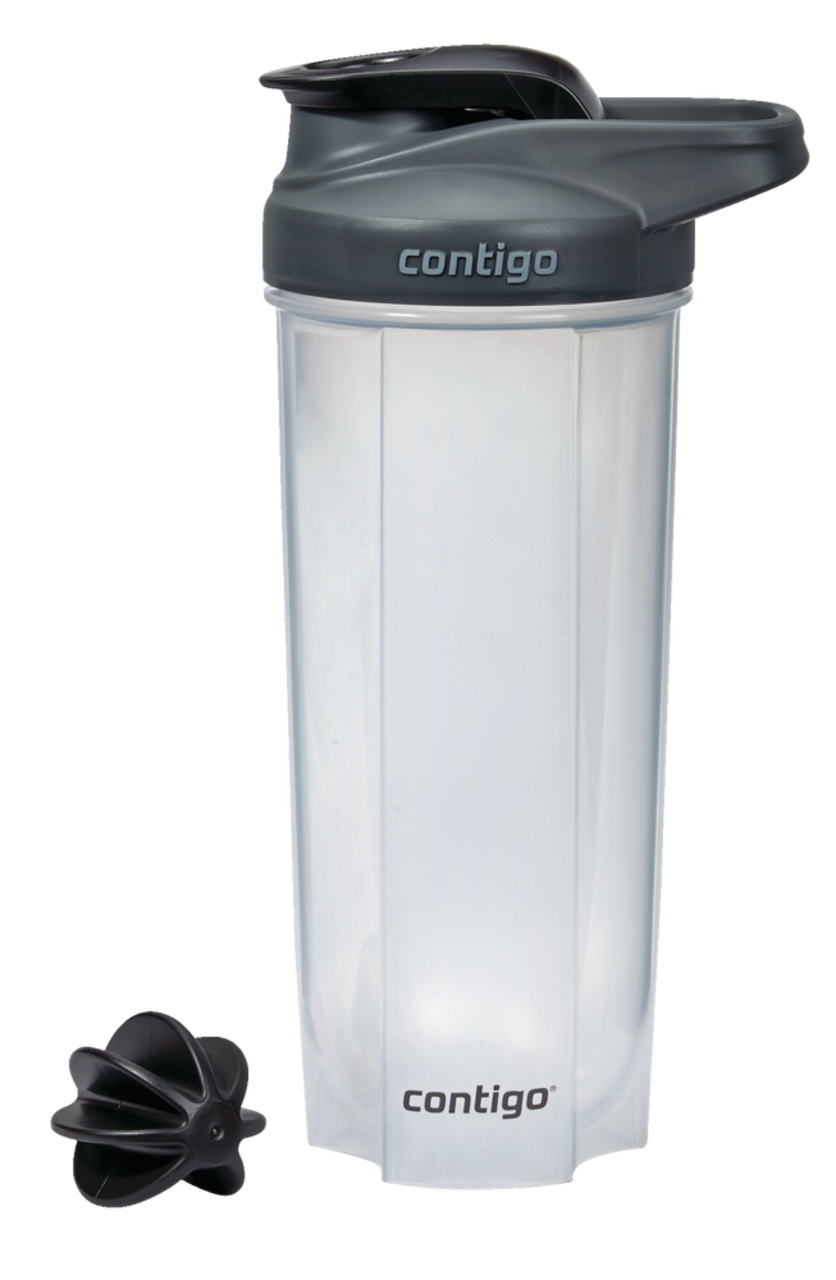 Contigo Shake and Go Fit Mixer Bottle - Neon Pink/Clear, 28 oz - Foods Co.