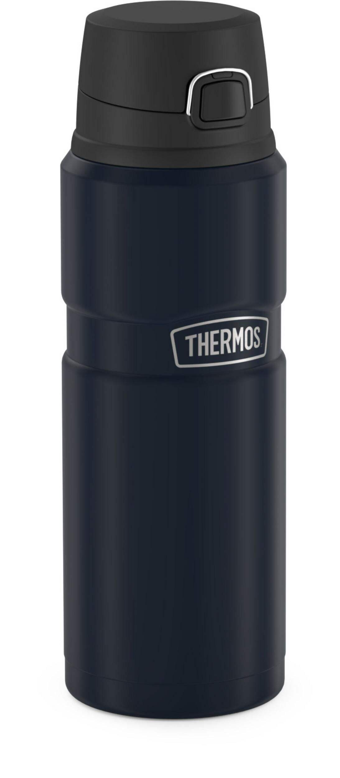 Thermos® Vacuum Insulated Stainless Steel Bottle with Leakproof Lid, 710-mL Front_Three_Fourths_Angled_Right