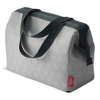 Thermos® Duffle Insulated Woven Lunch Bag, Assorted Front_Three_Fourths_Angled_Left