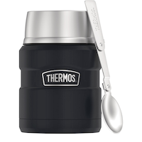 Thermos® Vaccum Insulated Stainless Steel Food Jar with Spoon and Bowl, Assorted Colours, 470-mL