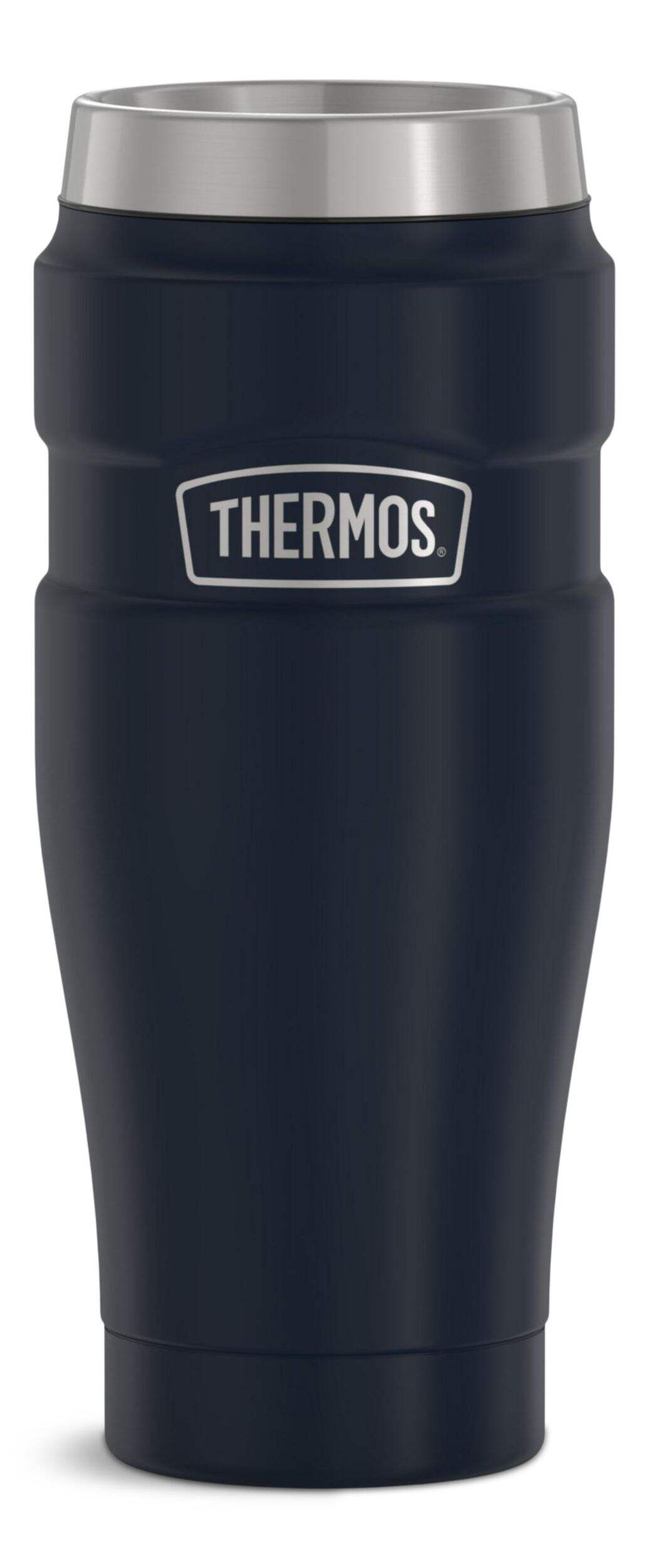 Gobelet de voyage en acier inoxydable Thermos King avec couvercle étanche, 470 mL Front_Elevated