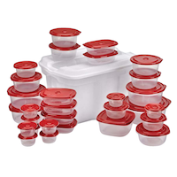 Contenants en plastique pour aliments Snap Tops, sans BPA, paq. 60 Composite_or_Mixed