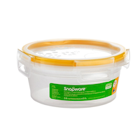 Snapware Round Plastic Food Storage Container, 3.8-cup