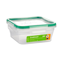 Snapware Square Plastic Food Storage Container, 5.4-cup