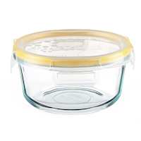 Snapware Round Glass Food Storage Container, 4-cup