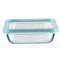 Snapware Rectangular Glass Food Storage Container, 2-cup