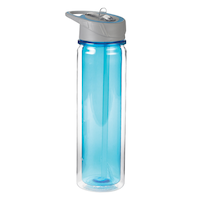 MASTER Chef Tritan Double Walled Hydration Bottle with Straw, Assorted Front_Angled_Right