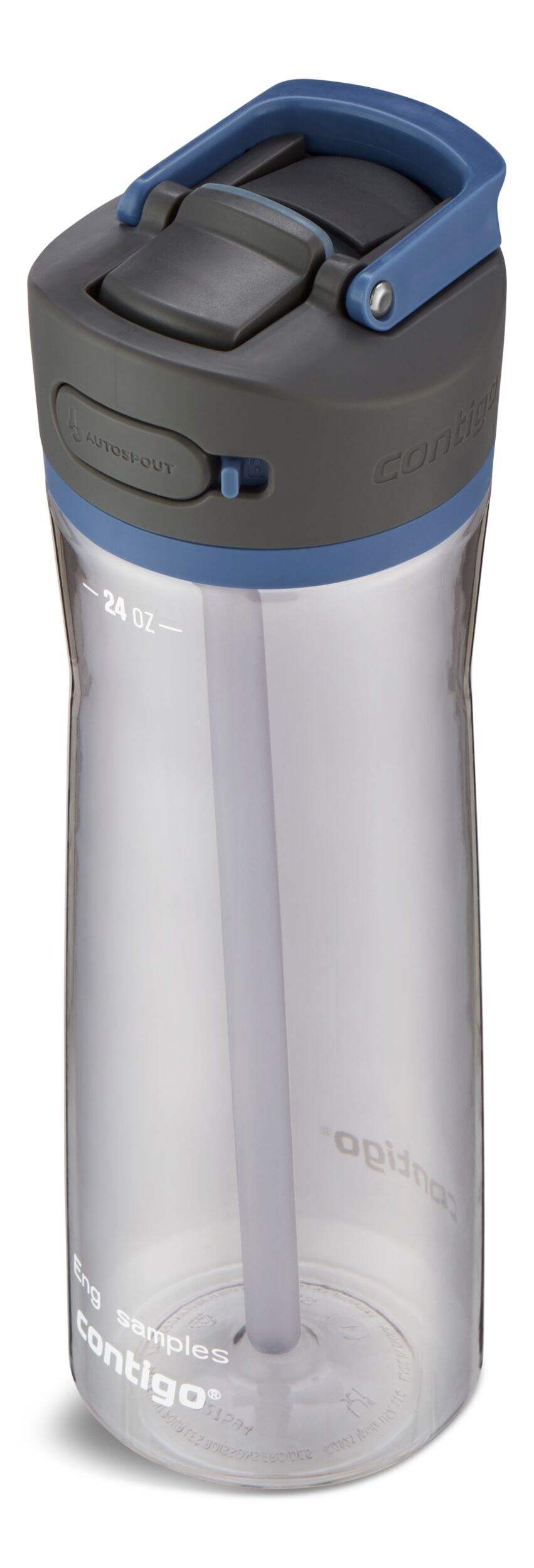 Contigo Addison Plastic Water Bottle with Auto Spout Technology, 24-oz Front_Three_Fourths_Angled_Left