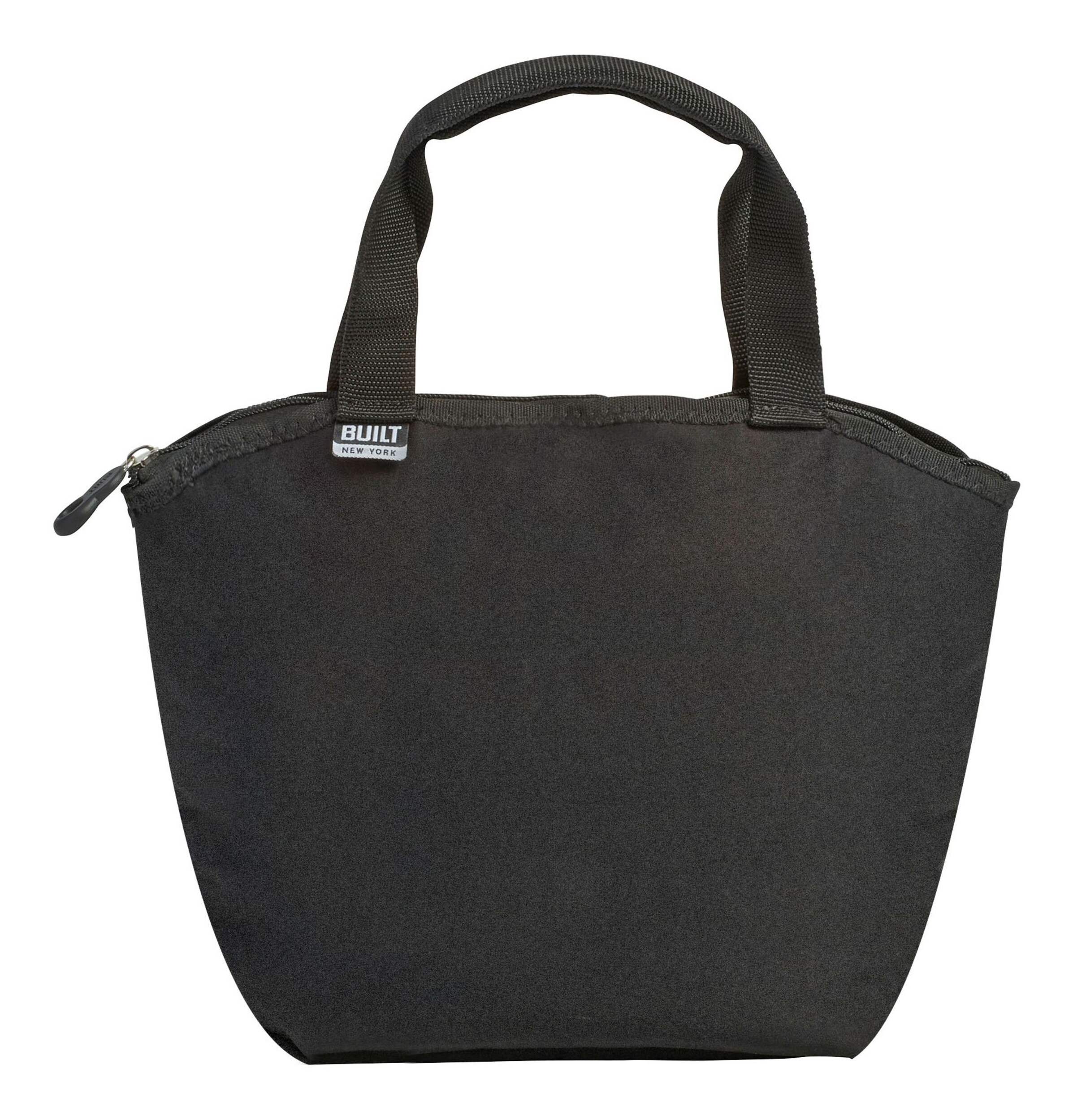Sac à lunch Built Icetec avec gel congelable, noir, 10 canettes Front_Flat
