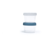 Surelock Plastic Food Storage Container with Airtight Seal, 240-mL, 4-pc Front_Flat