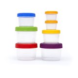 Surelock Portion Control Plastic Food Storage Container Set, 14-pc Front_Flat