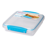Sistema Sandwich Box To Go Food Storage Container, BPA-Free, 450 mL (15.2 oz), Colour May Vary Front_Angled_Left