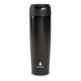 Manna Dash Insulated Stainless Steel Coffee Mug with Push-Button Lid, Assorted, 473-mL Front_Flat