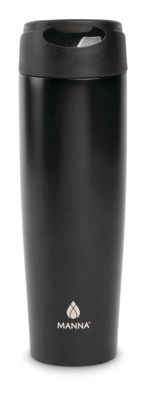 Tasse à café isotherme en acier inoxydable Manna Dash avec couvercle à  bouton-pressoir, choix varié, 473 mL