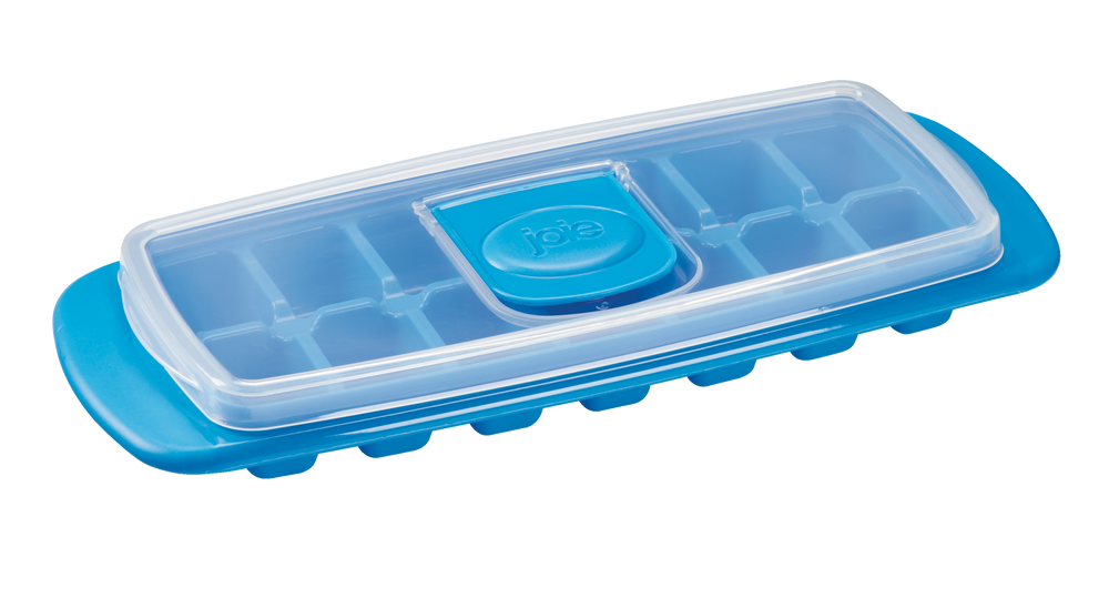 Joie NoSpill Plastic Ice Cube Tray with Flip and Fill Tab, Assorted