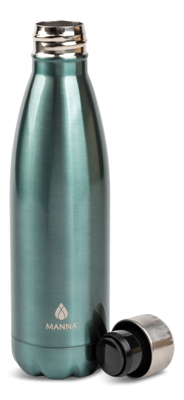 Manna Insulated Stainless Steel Water Bottle with Leakproof Cap