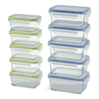 CTC-8300] 1 Compartment Rectangular Meal Prep Container with Lids