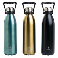 Manna Vogue Insulated Meta Water Bottle, Assorted, 1.47-L Front_Flat