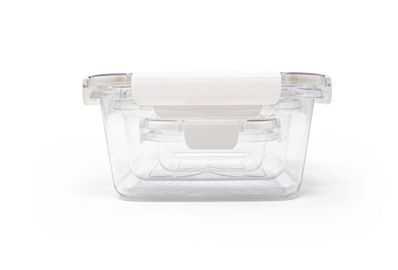 Vida by PADERNO Glass Food Storage Set, 4-Cup, 6-pc