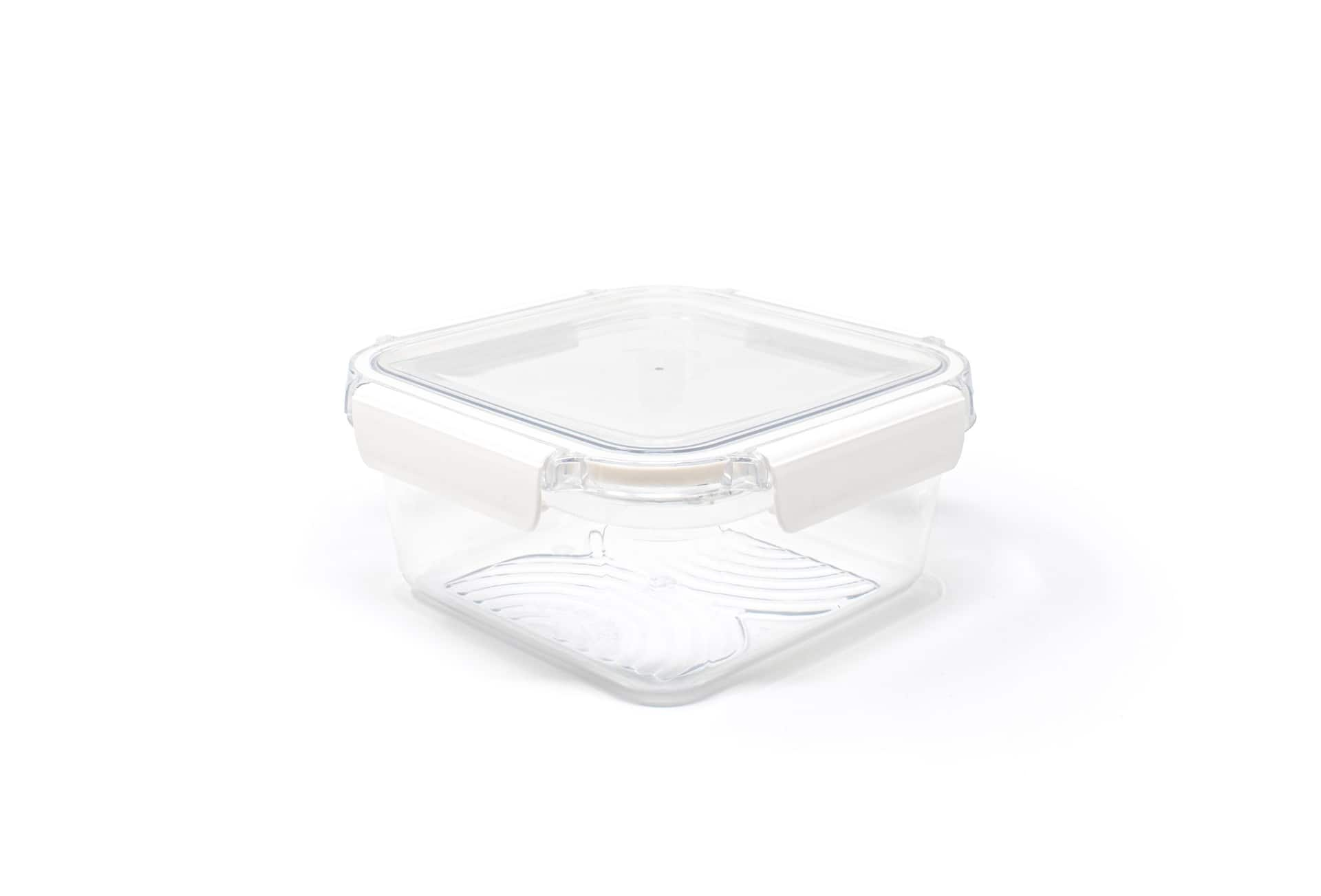 Vida by Paderno Square Food Storage Container with Airtight Seal, 1.1-L ...