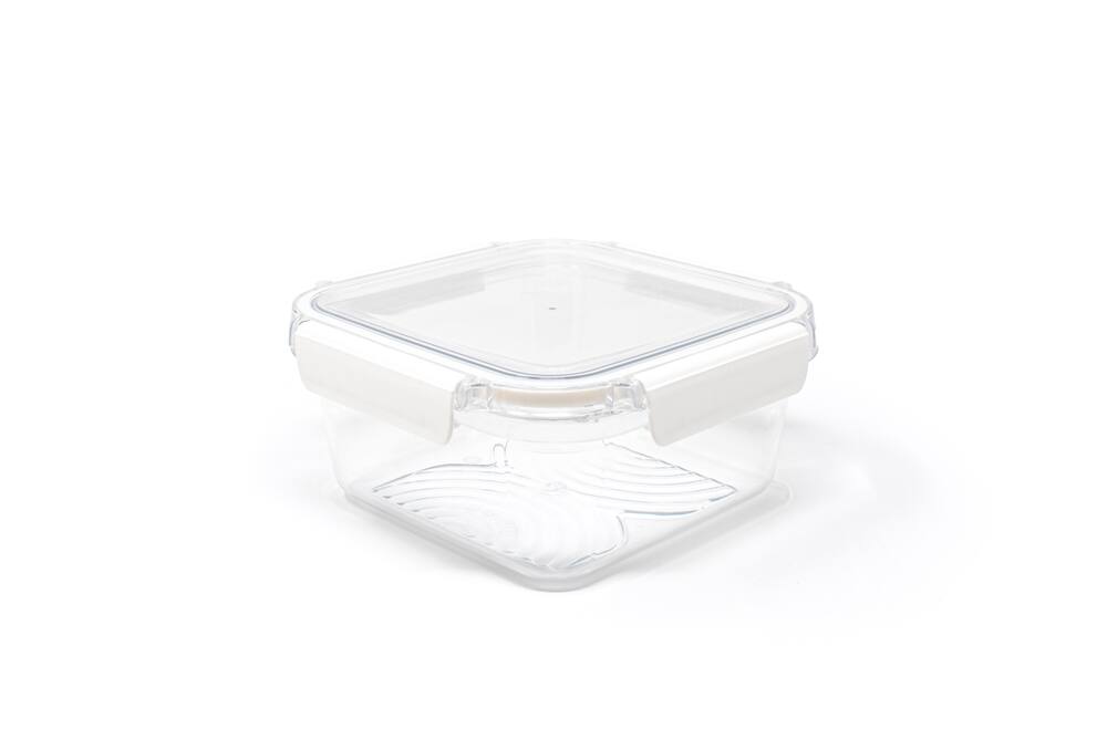 Clearlock Square Food Storage Container with Airtight Seal, 1.2-L ...