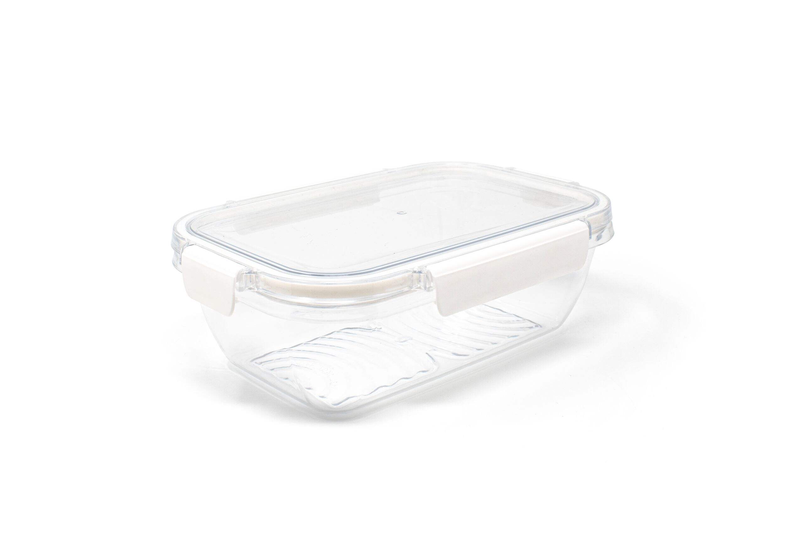 Vida by Paderno Rectangle Food Storage Container with Airtight Seal, 1.3-L Front_Three_Fourths_Angled_Right
