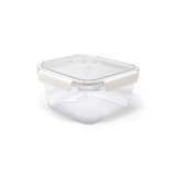 Vida by Paderno Rectangle Food Storage Container with Airtight Seal, 2-L Front_Three_Fourths_Angled_Left