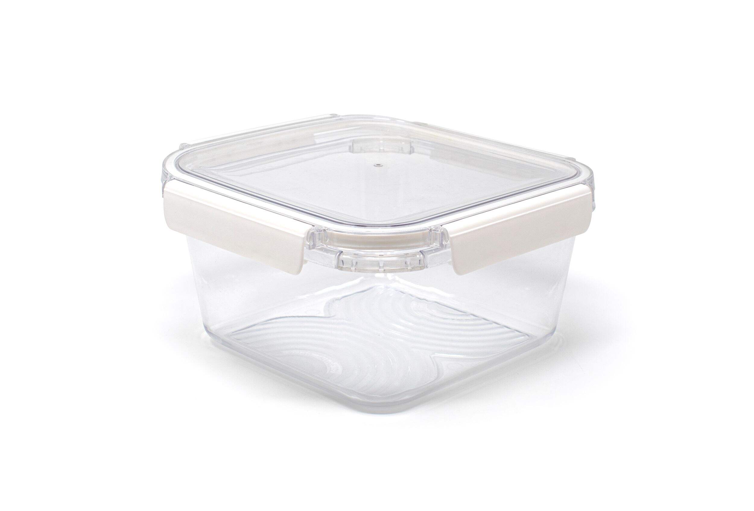 Vida by Paderno Rectangle Food Storage Container with Airtight Seal, 2-L Front_Three_Fourths_Angled_Left