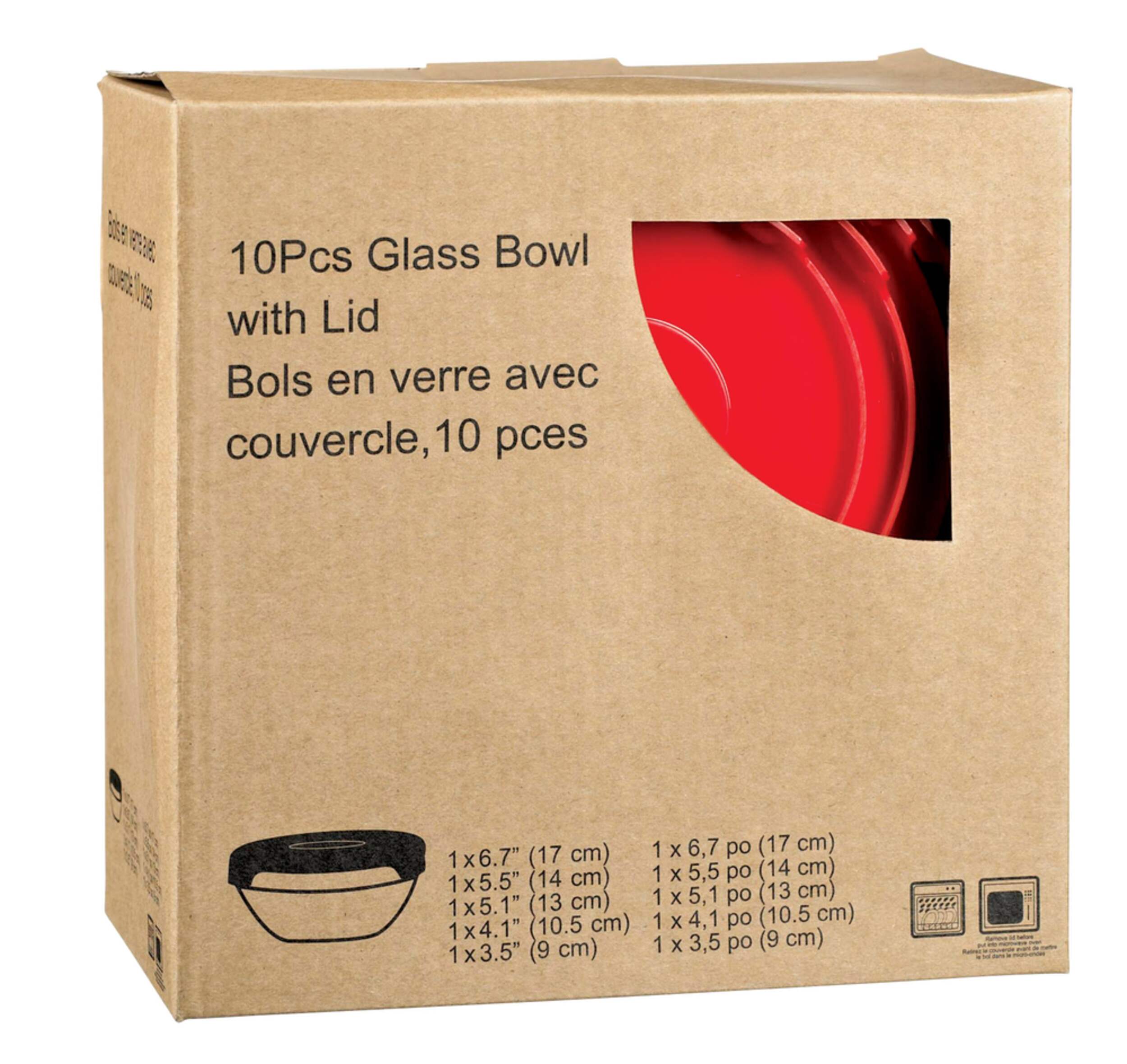 Bols en verre, 10 pces Front_Angled_Right