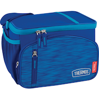 Thermos Athleisure Insulated Lunch Bag, 6-Can, Blue Front_Angled_Right