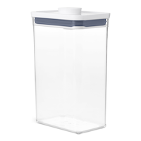 OXO Rectangular BPA-Free Plastic Pantry Storage POP Container, Medium, 2.6-L Front_Three_Fourths_Angled_Right