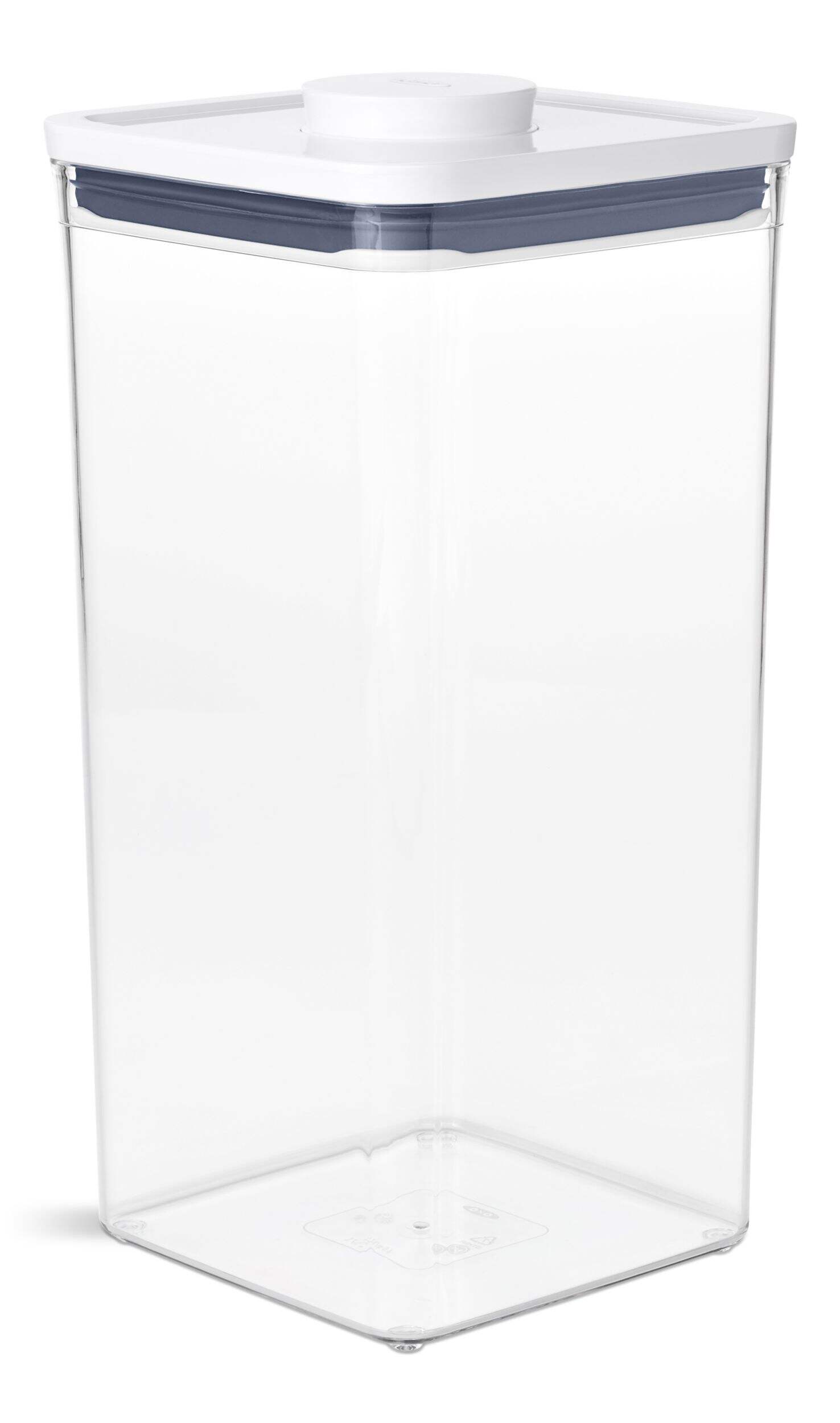 OXO Big Square BPA-Free Plastic Pantry Storage POP Container, Tall, 5.7-L Front_Three_Fourths_Angled_Right
