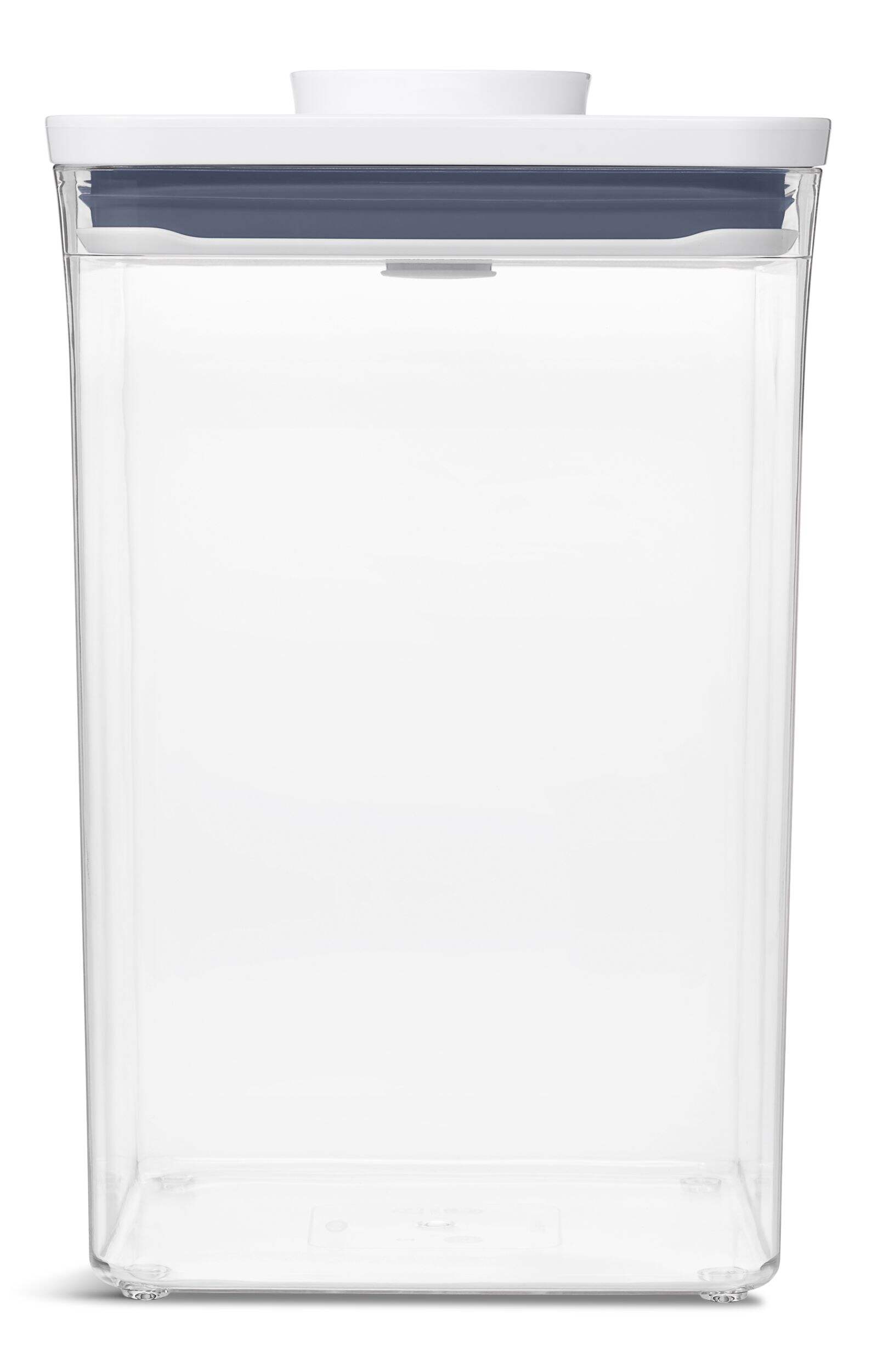 OXO Big Square BPA-Free Plastic Pantry Storage POP Container, Medium, 4.2-L Front_Flat