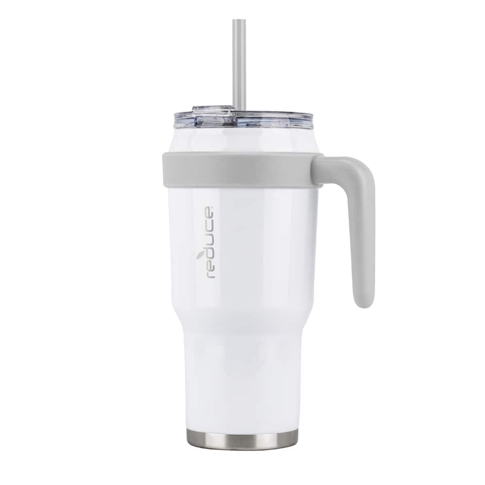 Reduce Insulated Stainless Steel Tumbler with 3-1 Lid with Straw, 1.1-L ...