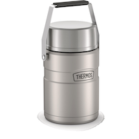 Thermos® Stainless Steel Food Jar Vacuum Insulated with Bowl, 1.4-L Front_Angled_Right
