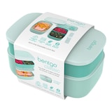 Bentgo Classic All-In-One Stackable Bento Lunch Box Food Storage Container, Aqua, 1-L Composite_or_Mixed