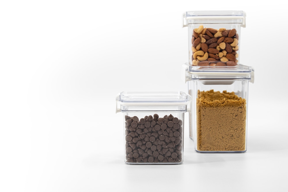 Drylock Clear Pantry Food Storage Container with Airtight Seal, Plastic