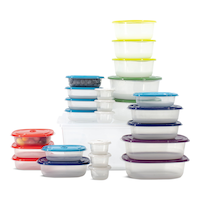 Snaptop Polypropylene Food Storage Container Set with Lids, 26 Count Front_Flat