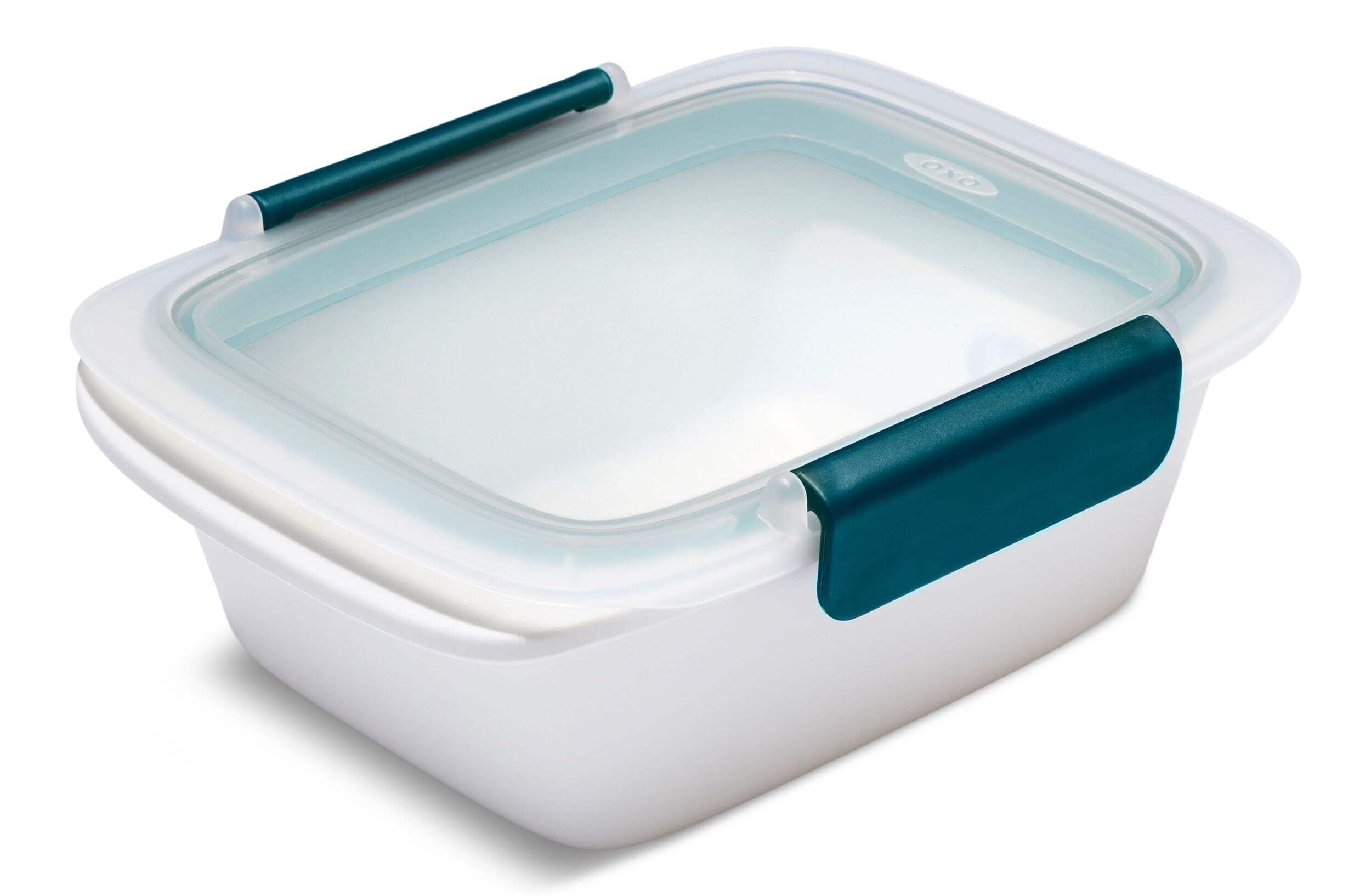 OXO Prep & Go Food Storage Plastic Container with Watertight Lid, 3.3-Cup Front_Three_Fourths_Angled_Left