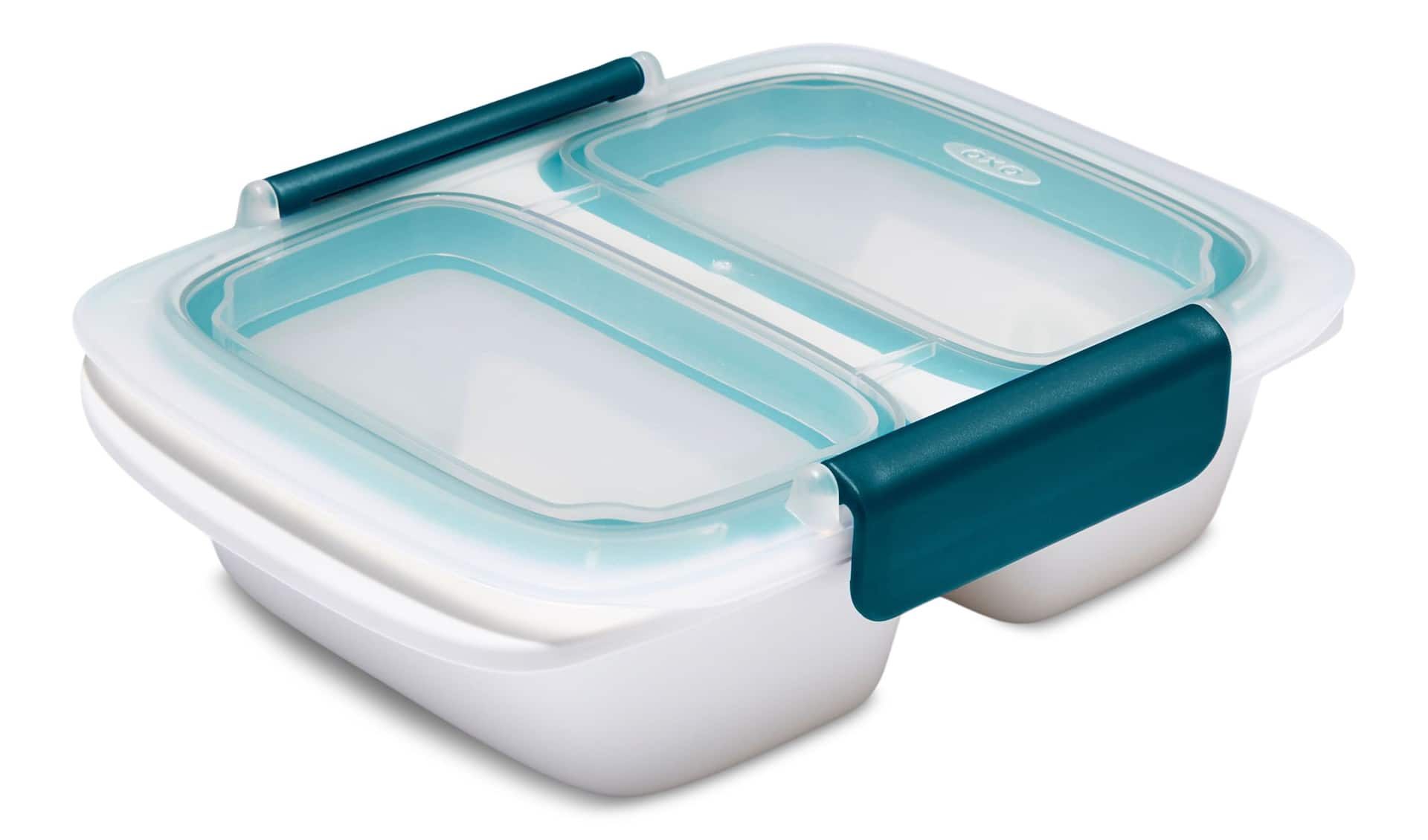 OXO Divided Food Storage Container with Watertight Lid, 2-Cup/500-mL
